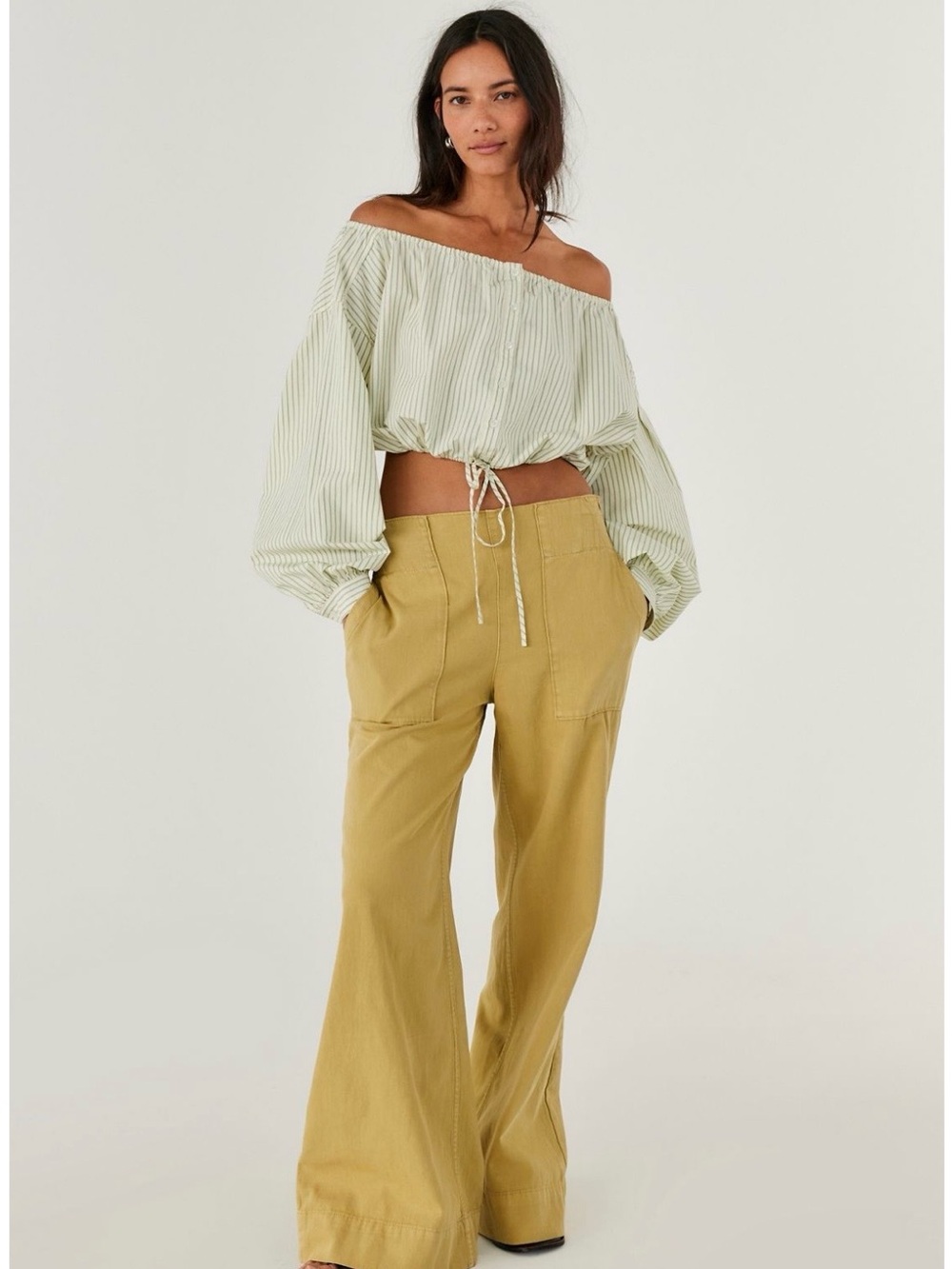 Free People Denim Pull on Jeans